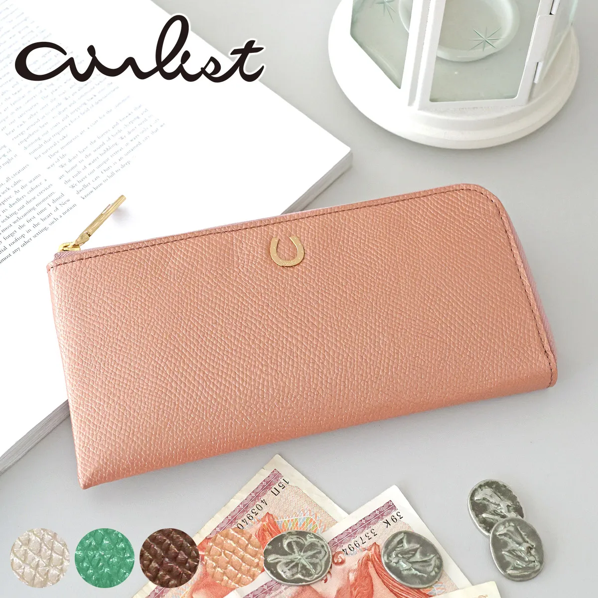 airlist エアリスト Cheval シュヴァル 小銭入れ付き長財布（L字ファスナー式） 24869