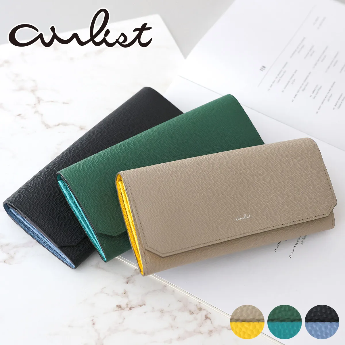 airlist エアリスト Stella ステラ 小銭入れ付き長財布 25033