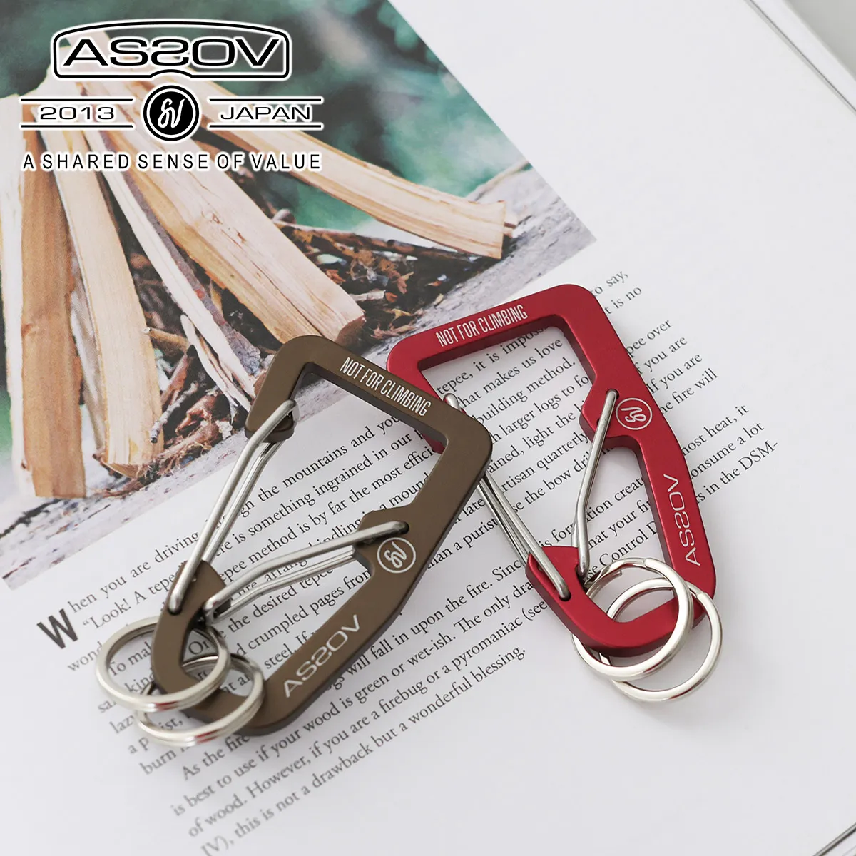 AS2OV アッソブ DOUBLE CARABINER ダブルカラビナ 201700