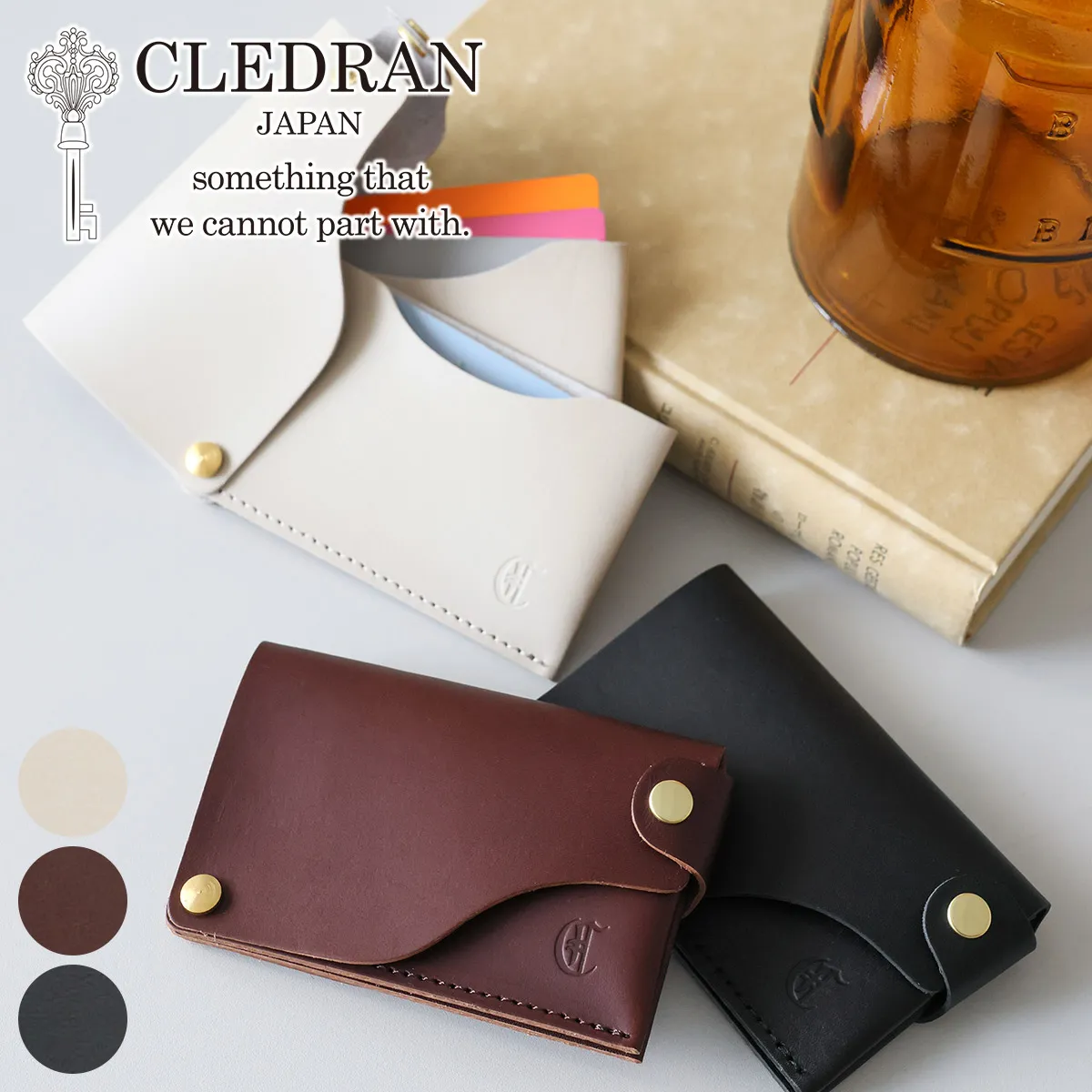 [ 2026年 春夏新作 ] CLEDRAN クレドラン ARCH アーチ カードケース 2層構造 CR-CL3975