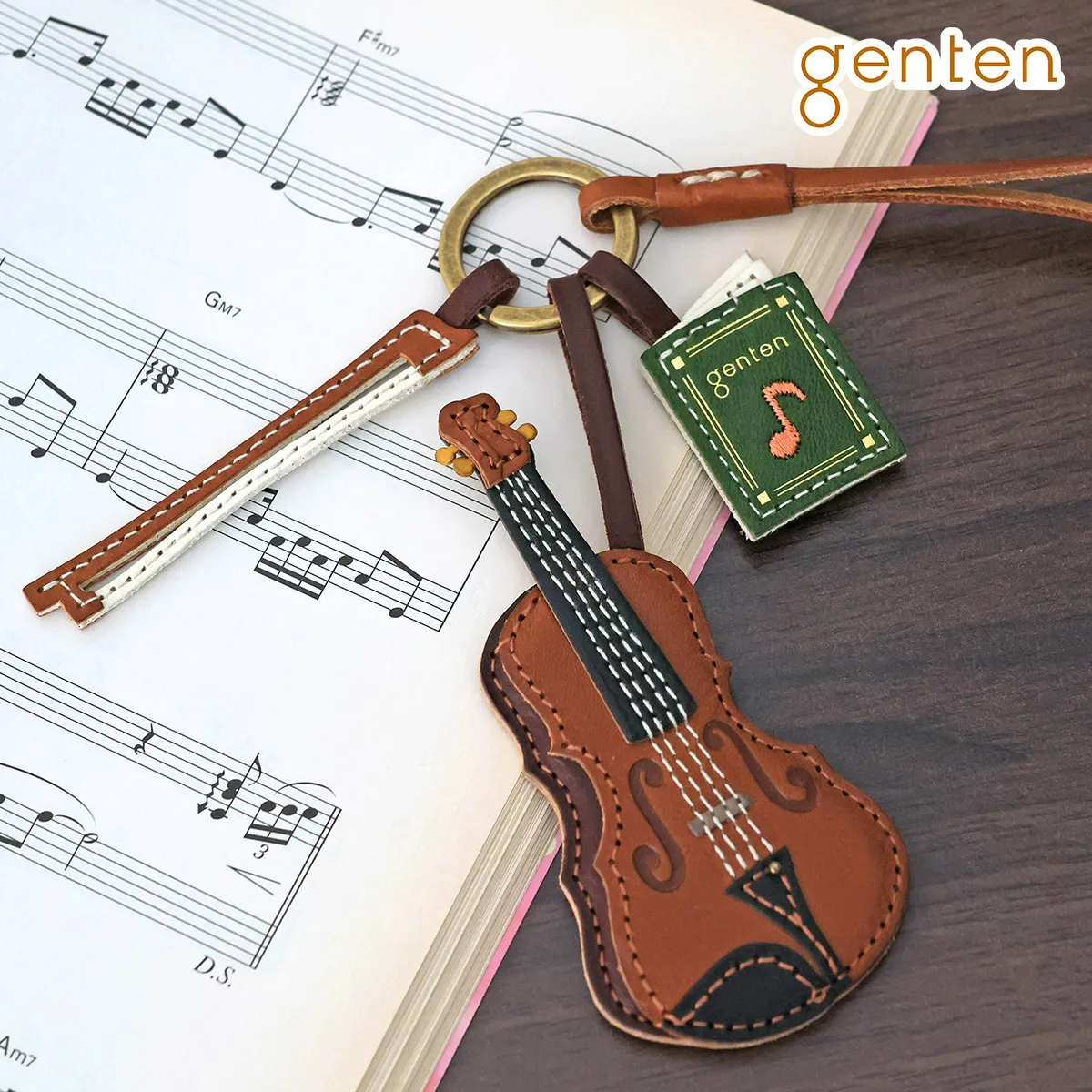 [ 2025年 秋冬新作 ] genten ゲンテン WAKU WAKU Charm ワクワクチャーム ヴァイオリン 40863