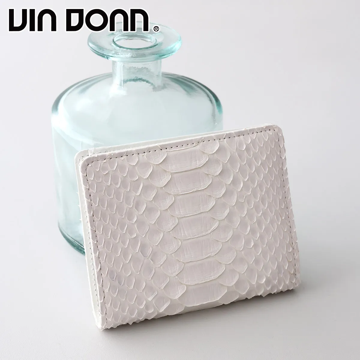 [ 2026年 春夏新作 ] VIA DOAN ヴィア ドアン Bran python ブランパイソン 小銭入れ付き二つ折り財布 448