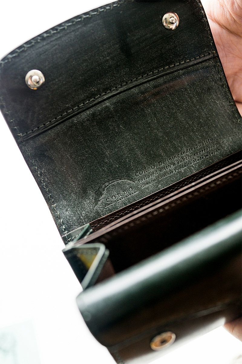 CORBO. コルボ -face Bridle Leather- フェイス ブライドルレザー シリーズ Ｗカブセ カードコインケース 1LD-0221