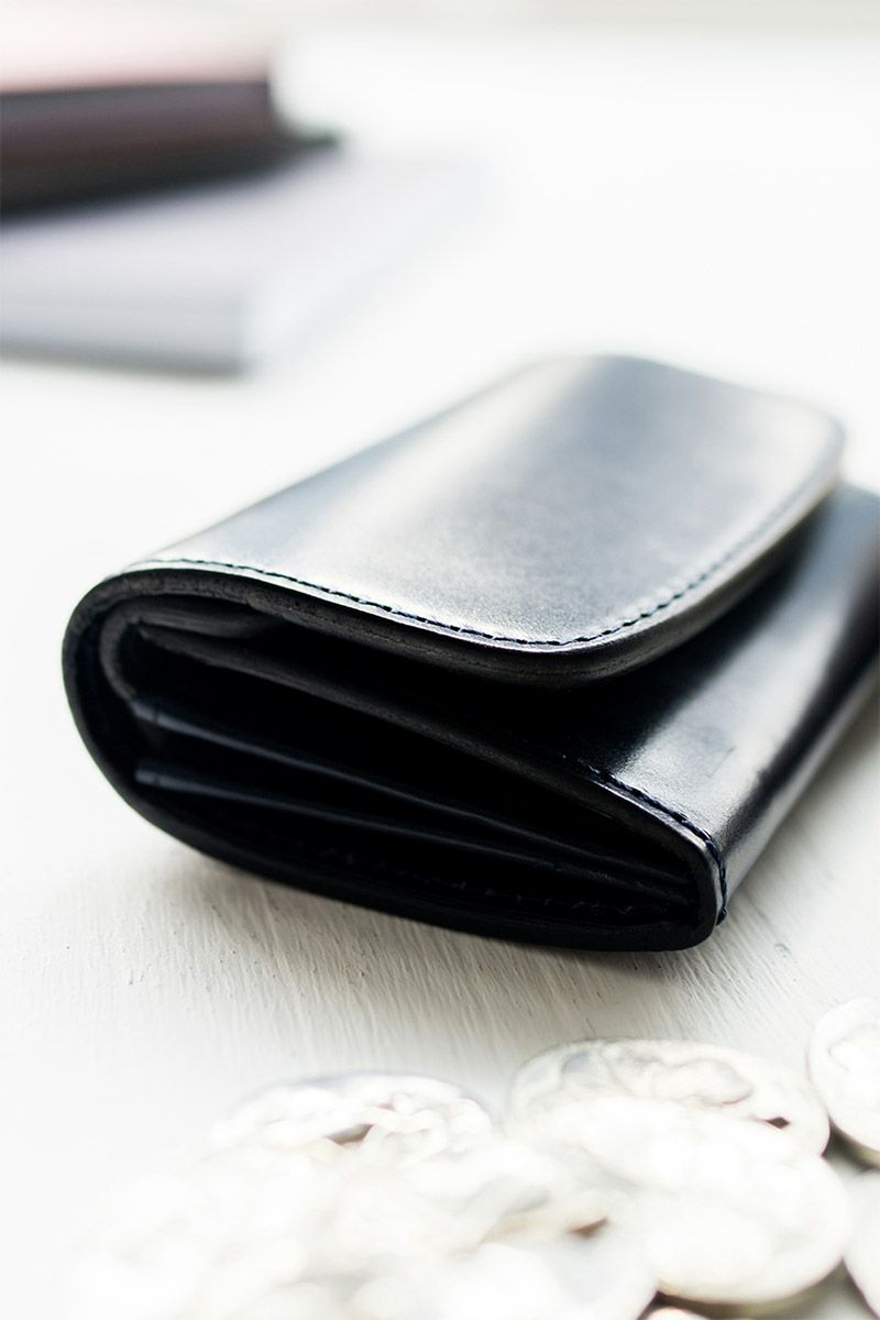 CORBO. コルボ -face Bridle Leather- フェイス ブライドルレザー シリーズ Ｗカブセ カードコインケース 1LD-0221