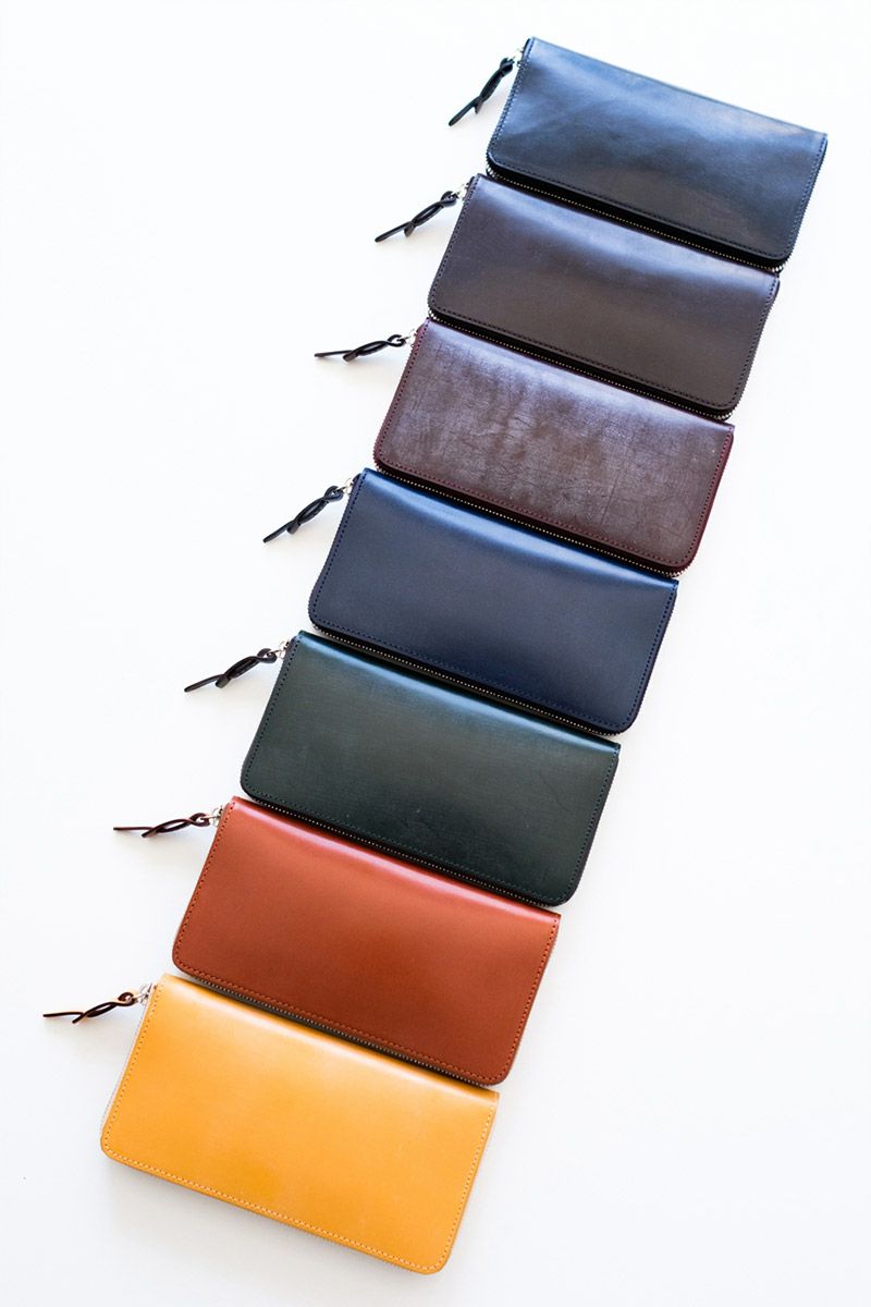 CORBO. コルボ 英国製 face Bridle Leather フェイス ブライドルレザー シリーズ ロングウォレット ラウンドファスナー 小銭入れ付き長財布 1LD-0237