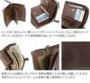 CORBO. コルボ 英国製 face Bridle Leather フェイス ブライドルレザー シリーズ 小銭入れ付き L字ファスナー開閉式 L型 二つ折り財布 1LD-0238