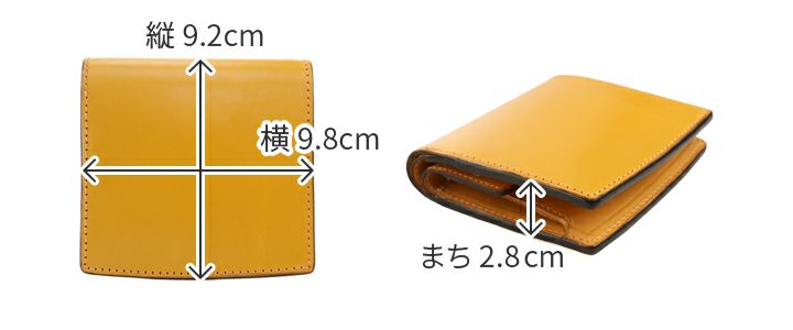CORBO. コルボ -face Bridle Leather G.E.W.- ブライドルレザー 小銭入れ付き二つ折り財布 1LD-0239