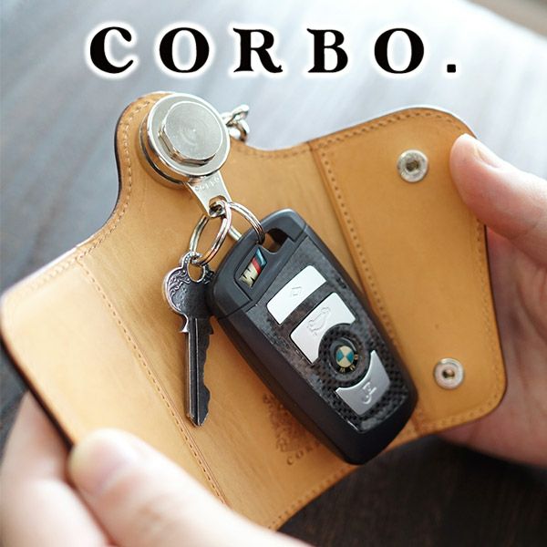 CORBO. コルボ -face Bridle Leather Smart Key Case- ブライドルレザー スマートキー カーキー