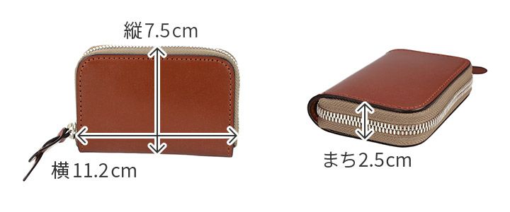 CORBO. コルボ 英国製 face Bridle Leather フェイス ブライドルレザー シリーズ カード入れ付き コインケース 1LD-0241