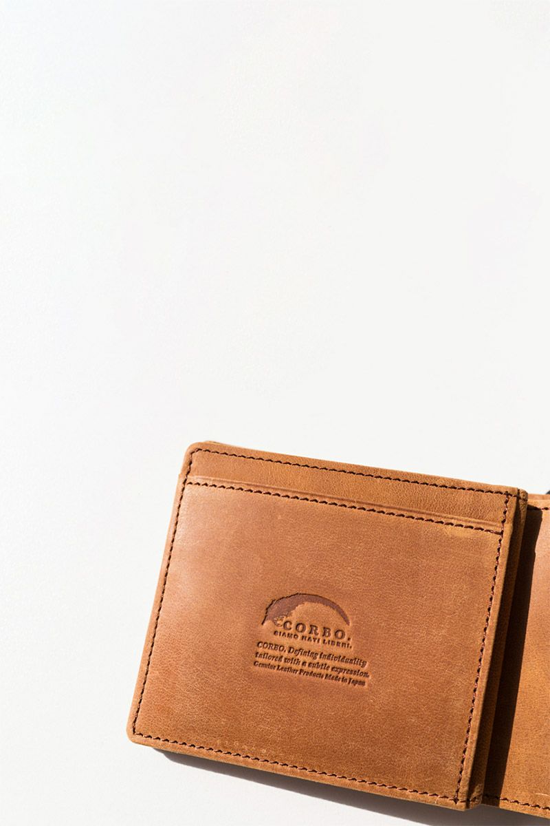 CORBO. コルボ -CLAY Works Horse- クレイワークスホース 小銭入れ付き二つ折り財布(横型) 8JF-9977