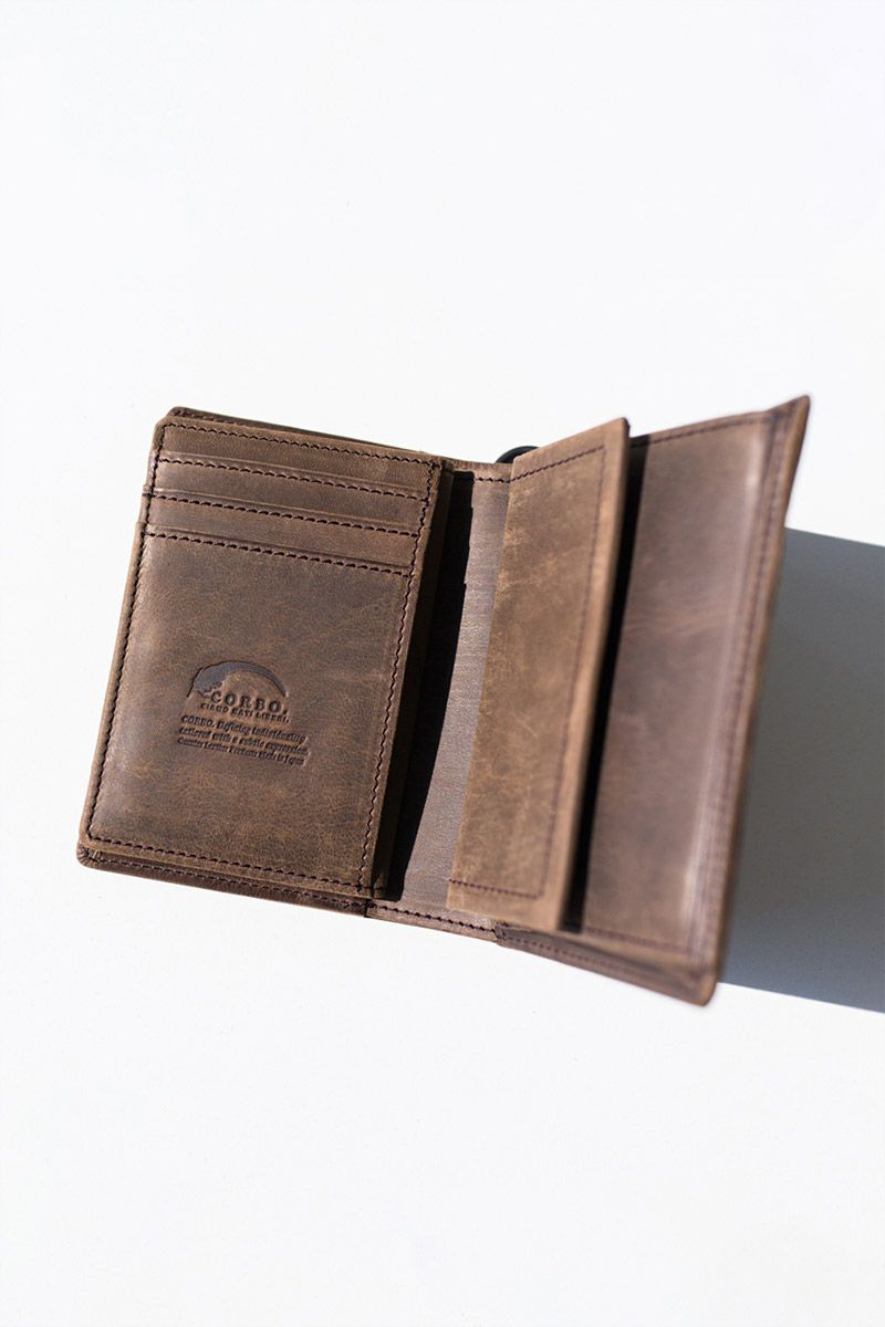 CORBO. コルボ -CLAY Works Horse- クレイワークスホース 小銭入れ付き二つ折り財布(縦型) 8JF-9978