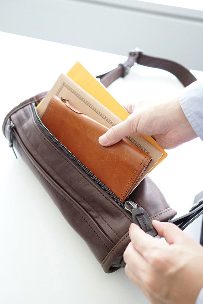 CORBO. コルボ -equines (wheels)- イクワインズ・ホィールズ シリーズ 斜めがけ ヒップバッグ 8KO-9716