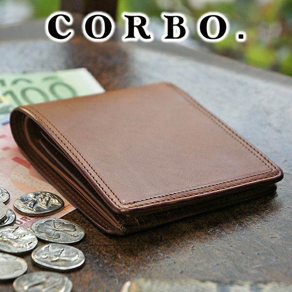 CORBO. コルボ -SLATE- スレート シリーズ 二つ折り 薄型紙幣入れ 8LC ...