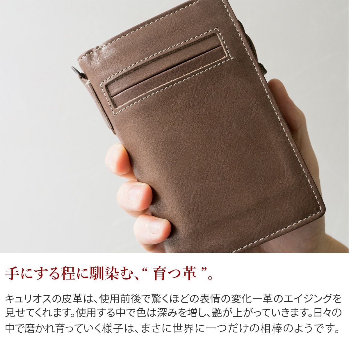 CORBO. コルボ -Curious- キュリオス シリーズ Ｌ字ファスナー式(L型) 小銭入れ付き二つ折り財布 8LO-9933