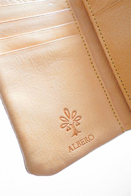 ALBERO アルベロ NATURE ナチュレ 小銭入れ付き二つ折り財布 5364