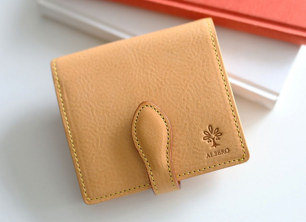ALBERO アルベロ NATURE ナチュレ 小銭入れ付き二つ折り財布 5370