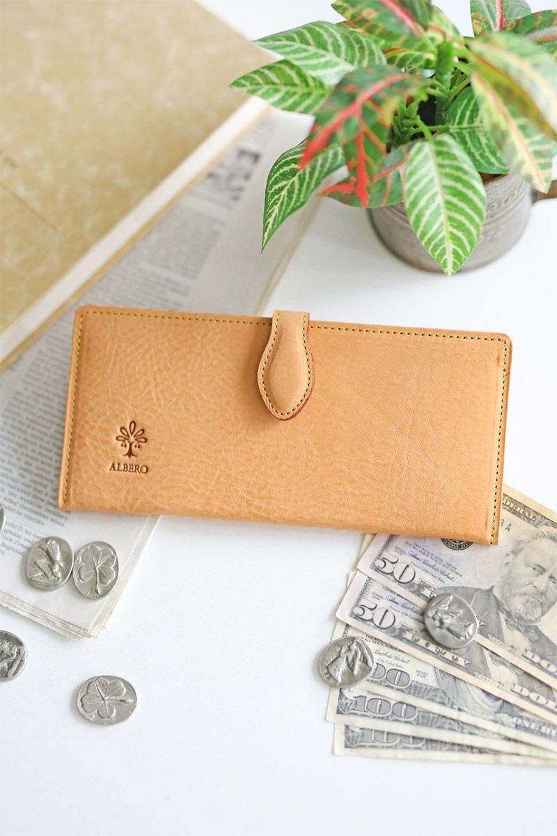 ALBERO アルベロ NATURE ナチュレ 小銭入れ付き長財布 5371