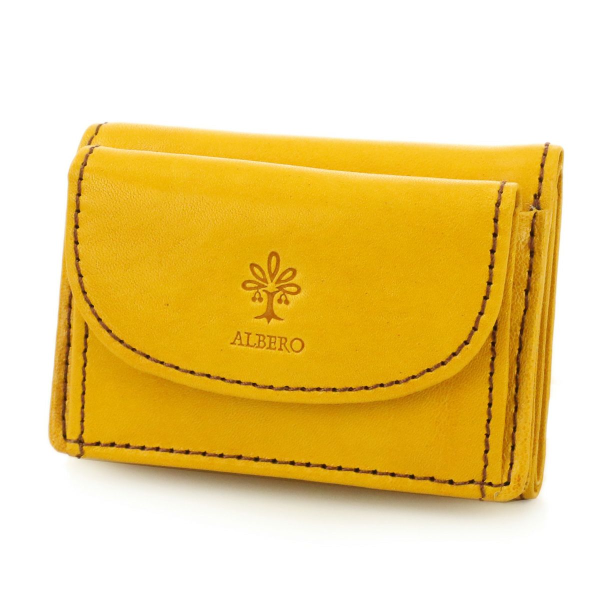 ALBERO アルベロ PIERROT ピエロ 小銭入れ付き三つ折り財布 6419