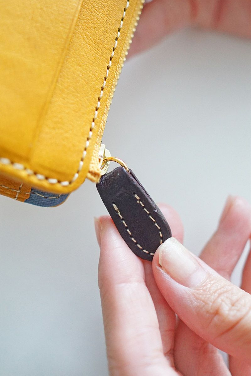 ALBERO アルベロ PIERROT ピエロ 小銭入れ付き二つ折り財布（L字ファスナー式） 6429