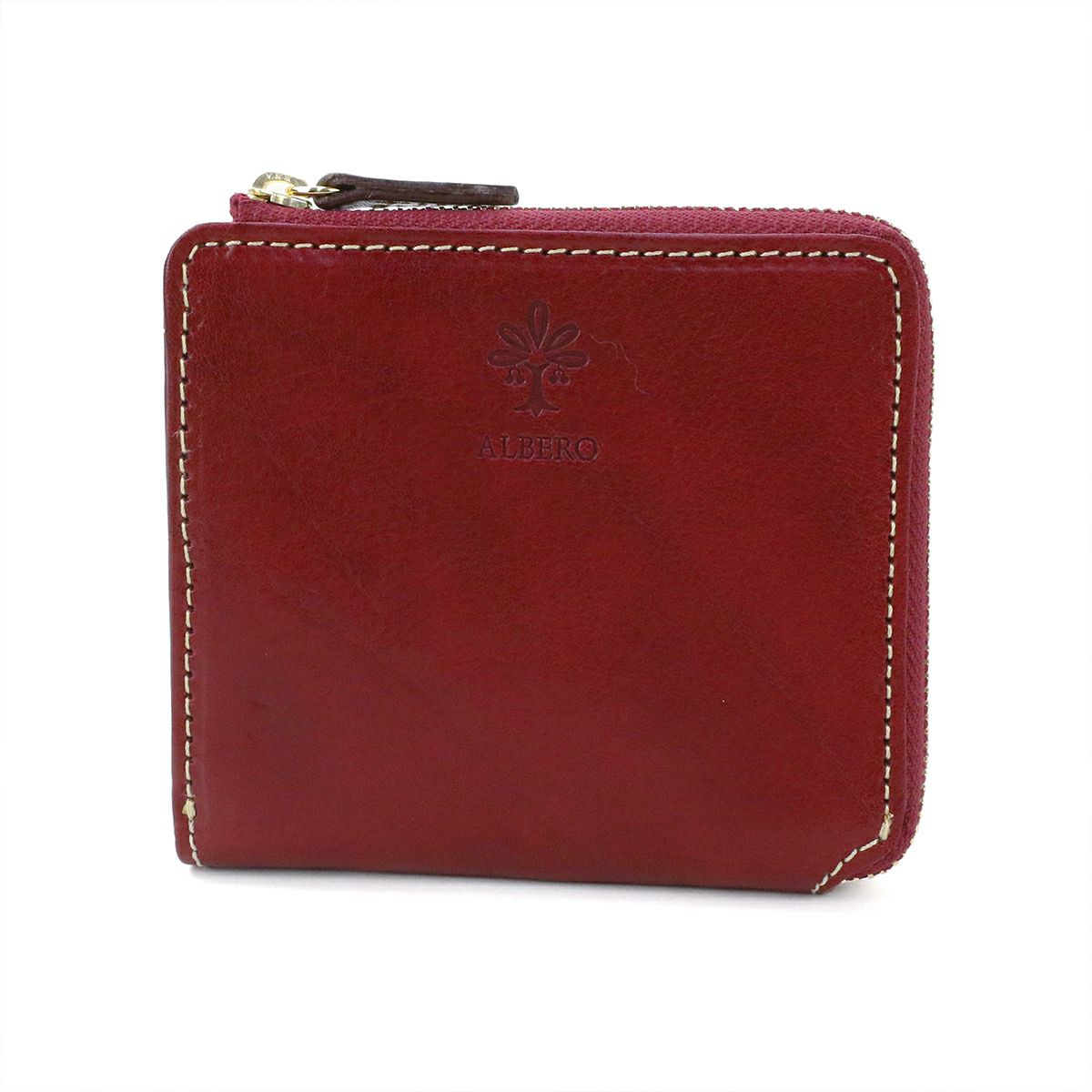 ALBERO アルベロ PIERROT ピエロ 小銭入れ付き二つ折り財布（L字ファスナー式） 6429