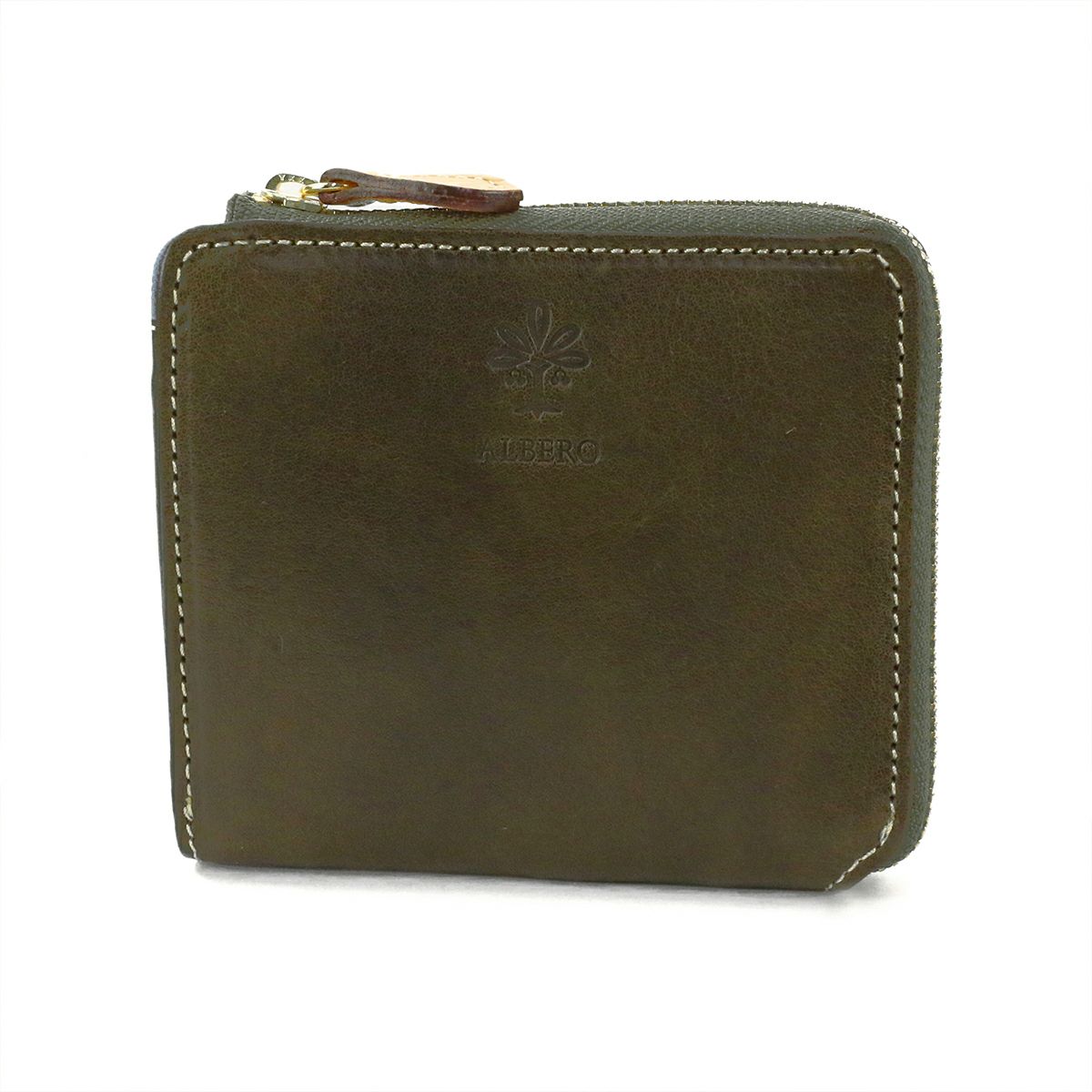 ALBERO アルベロ PIERROT ピエロ 小銭入れ付き二つ折り財布（L字ファスナー式） 6429