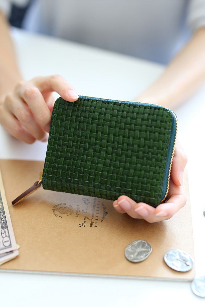 ALBERO アルベロ Maglietto マリエット 小銭入れ付き二つ折り財布（ラウンドファスナー式） 7002