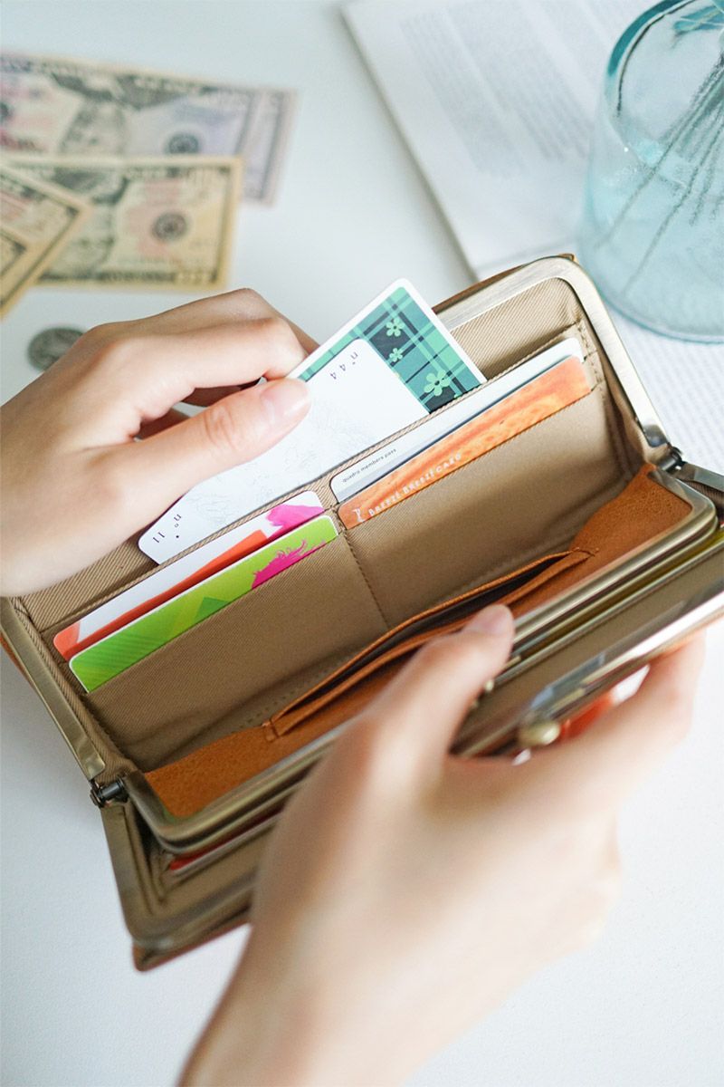 CLEDRAN クレドラン NOM ノム がま口長財布 CR-CL2305