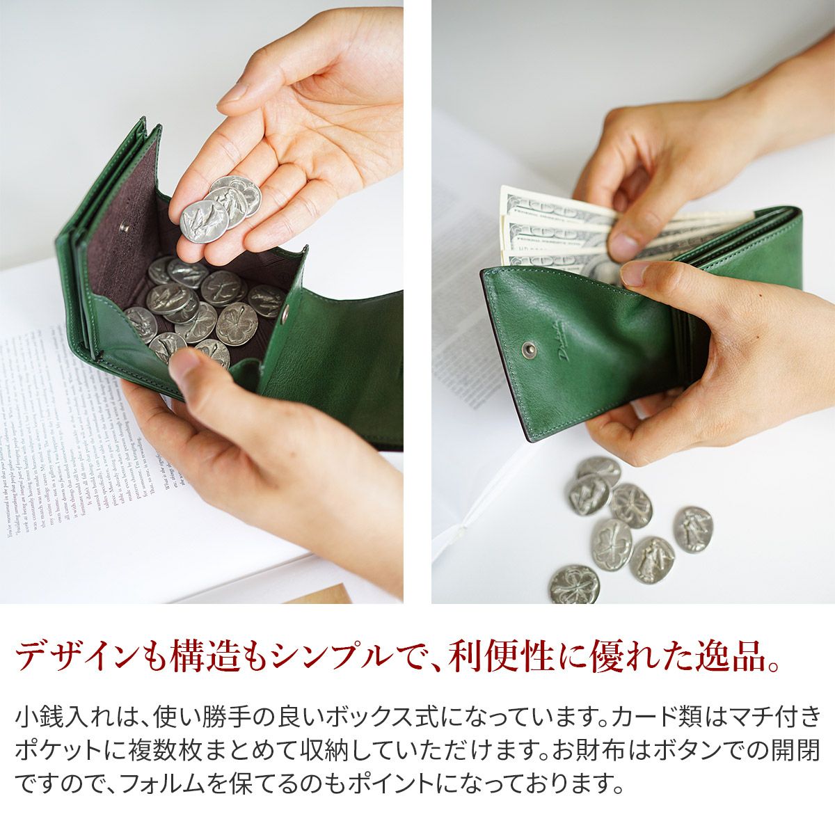 Dakota BLACK LABEL ダコタ ブラックレーベル ミニモ 小銭入れ付き二つ折り財布 0627602