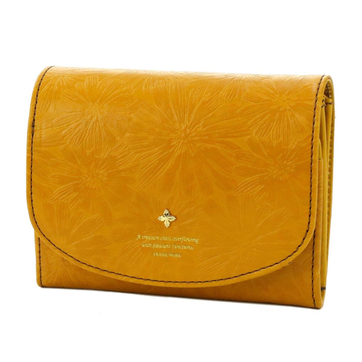 FRAME WORK フレームワーク マニフィーク 小銭入れ付き二つ折り財布 0041910