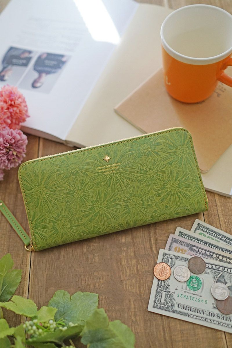 FRAME WORK フレームワーク マニフィーク 小銭入れ付き長財布（ラウンドファスナー式） 0041912