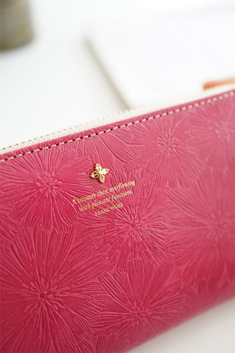 FRAME WORK フレームワーク マニフィーク 小銭入れ付き長財布（ラウンドファスナー式） 0041912