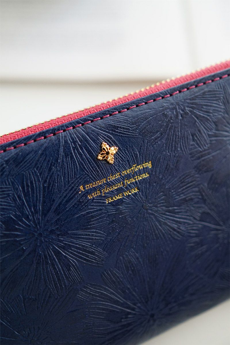 FRAME WORK フレームワーク マニフィーク 小銭入れ付き長財布（L字ファスナー式） 0041915