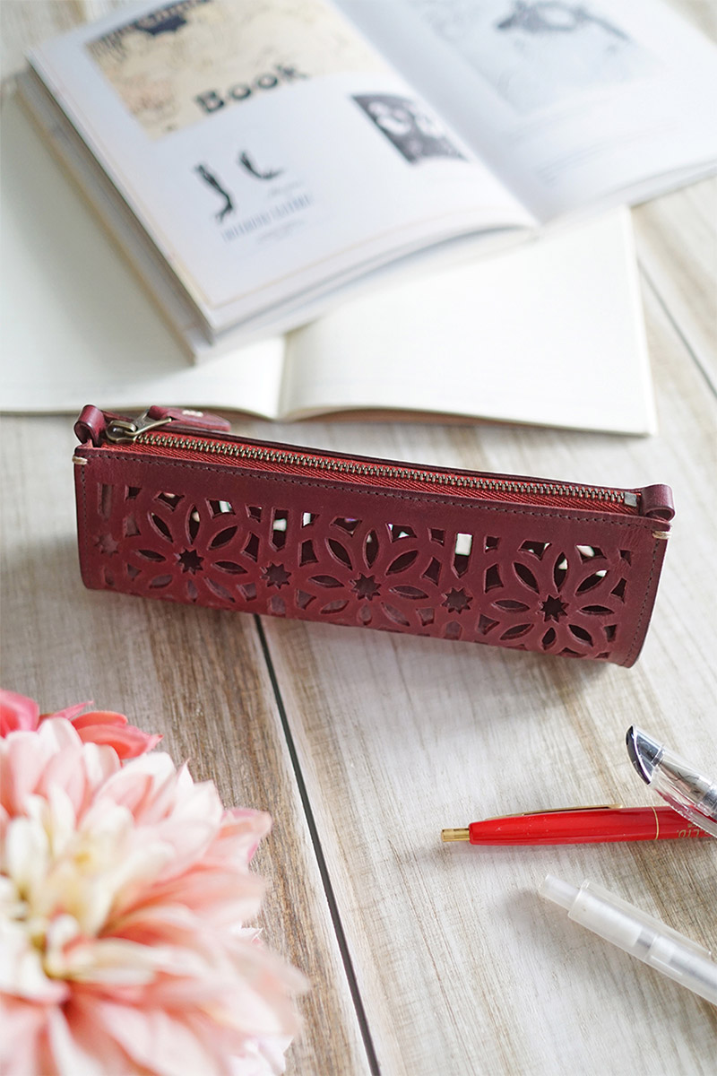 genten ゲンテン cut work カットワーク ペンケース 44242（40603