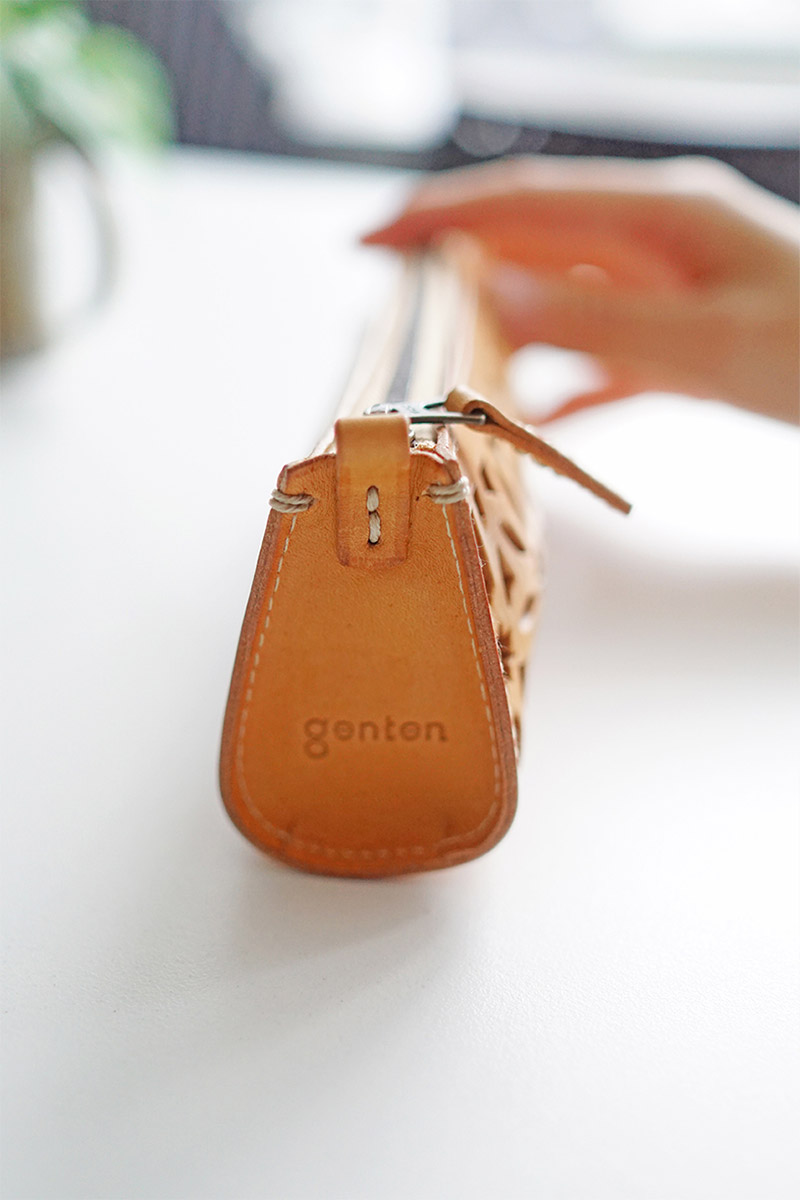 genten ゲンテン cut work カットワーク ペンケース 40603(31624)