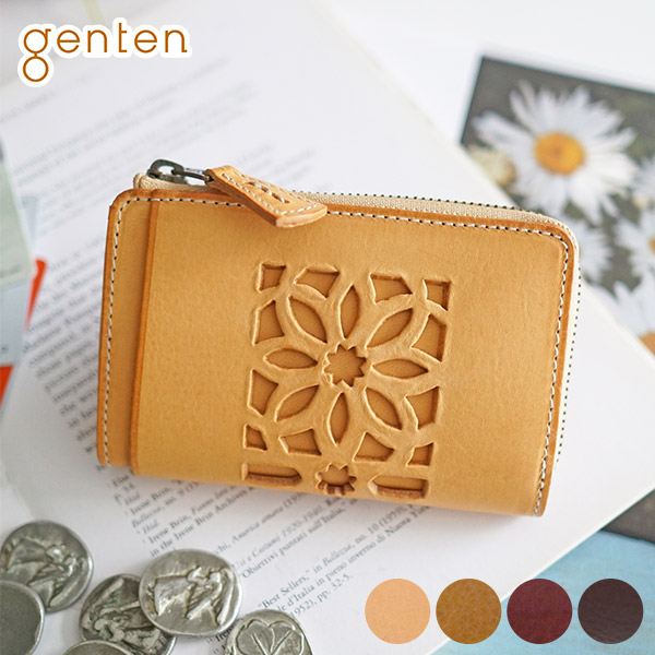 genten ゲンテン cut work カットワーク コインケース 40608(31632)