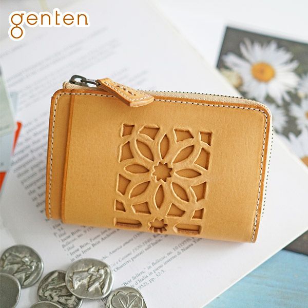 genten ゲンテン cut work カットワーク コインケース 40608(31632)