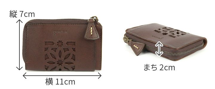 genten ゲンテン cut work カットワーク コインケース 40608(31632)