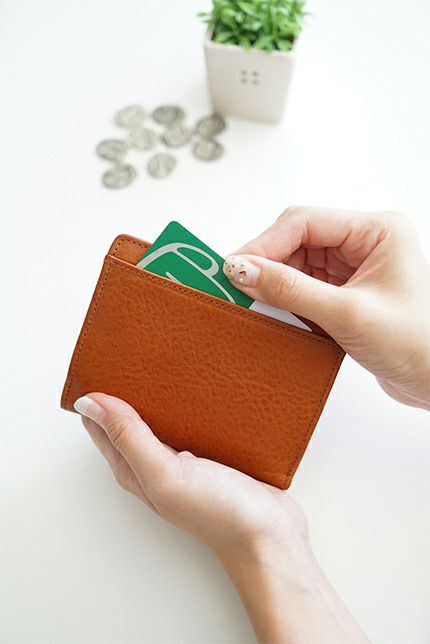 genten ゲンテン TOSCA トスカ 小銭入れ付き二つ折り財布 40557