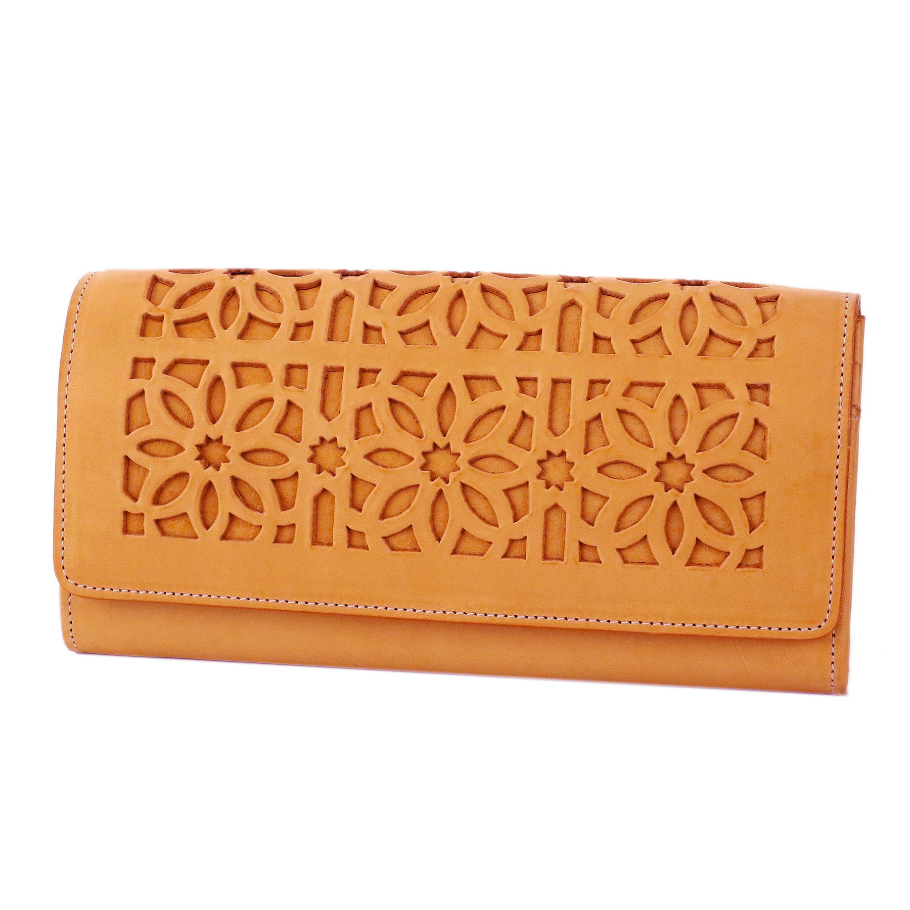 genten ゲンテン cut work カットワーク 小銭入れ付き長財布 40615