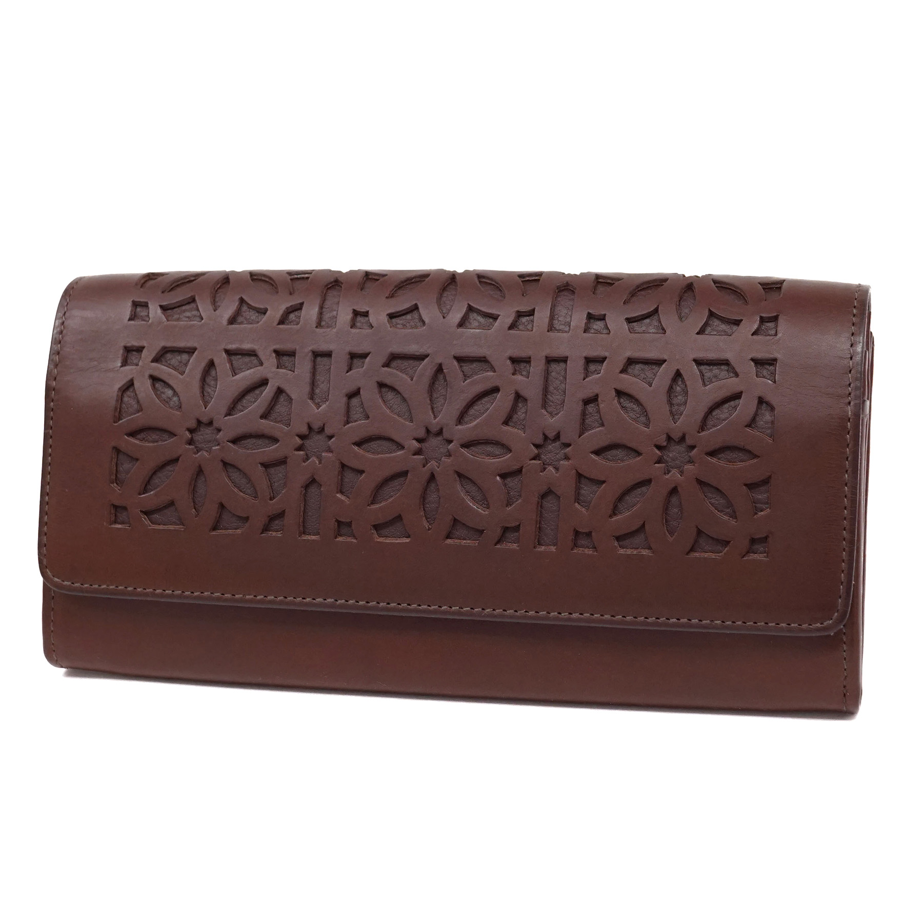genten ゲンテン cut work カットワーク 小銭入れ付き長財布 40615
