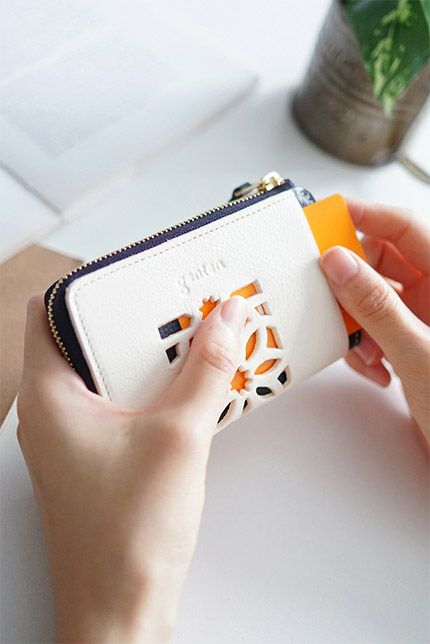 genten ゲンテン cut work カットワーク コインケース 42190