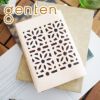 genten ゲンテン cut work カットワーク ブックカバー(文庫本サイズ) 42194