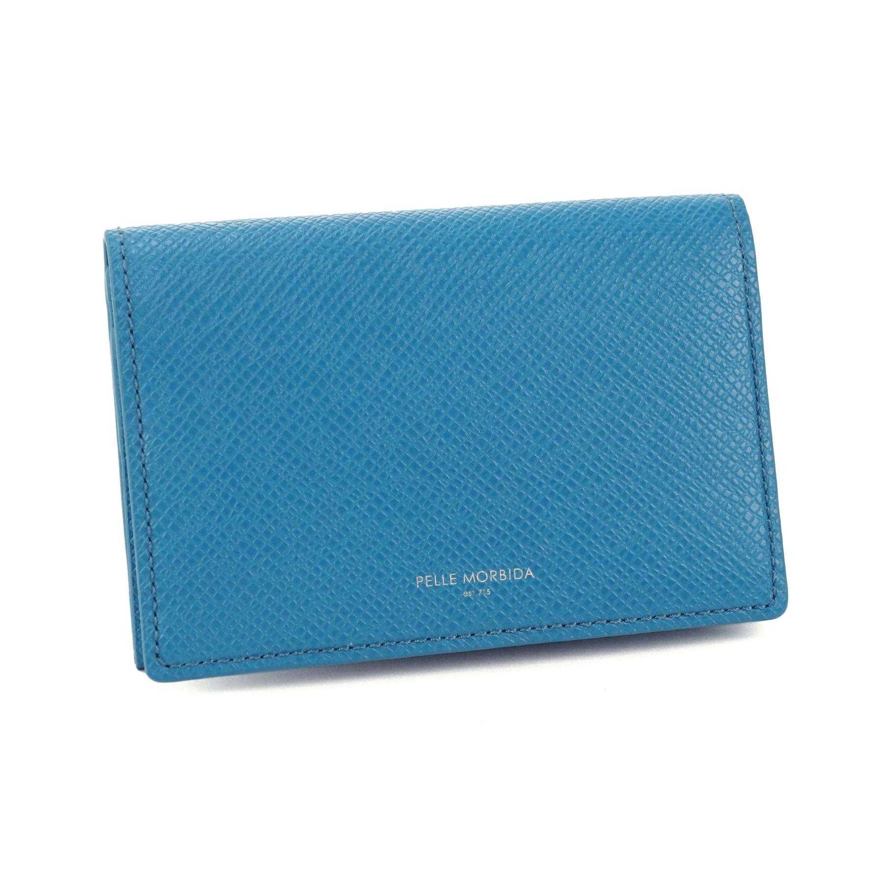 PELLE MORBIDA ペッレモルビダ Barca バルカ エンボスレザー 名刺入れ