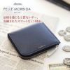 PELLE MORBIDA ペッレモルビダ Barca バルカ エンボスレザー 小銭入れ付き財布（L字ファスナー） PMO-BA313