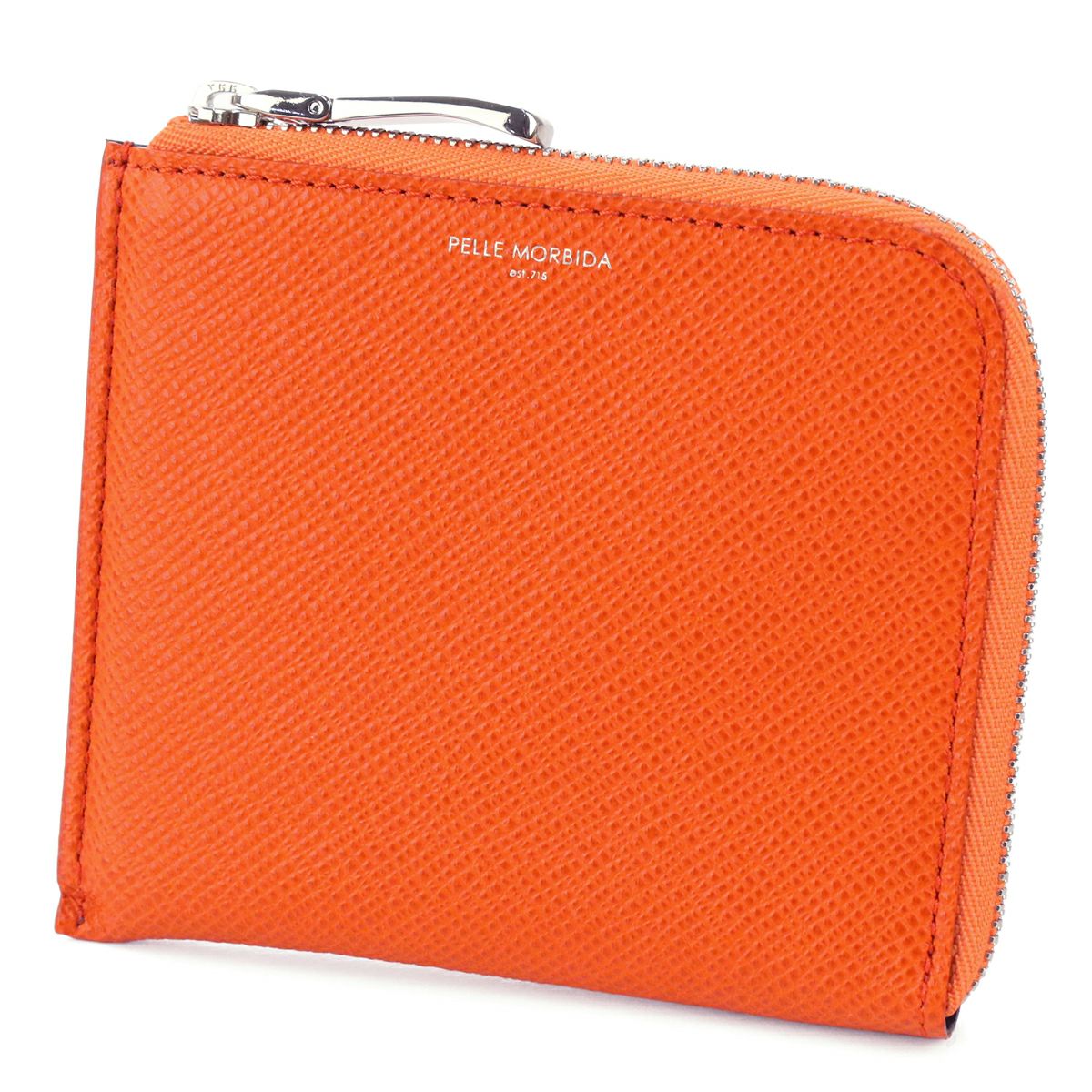 PELLE MORBIDA ペッレモルビダ Barca バルカ エンボスレザー 小銭入れ付き財布（L字ファスナー） PMO-BA313