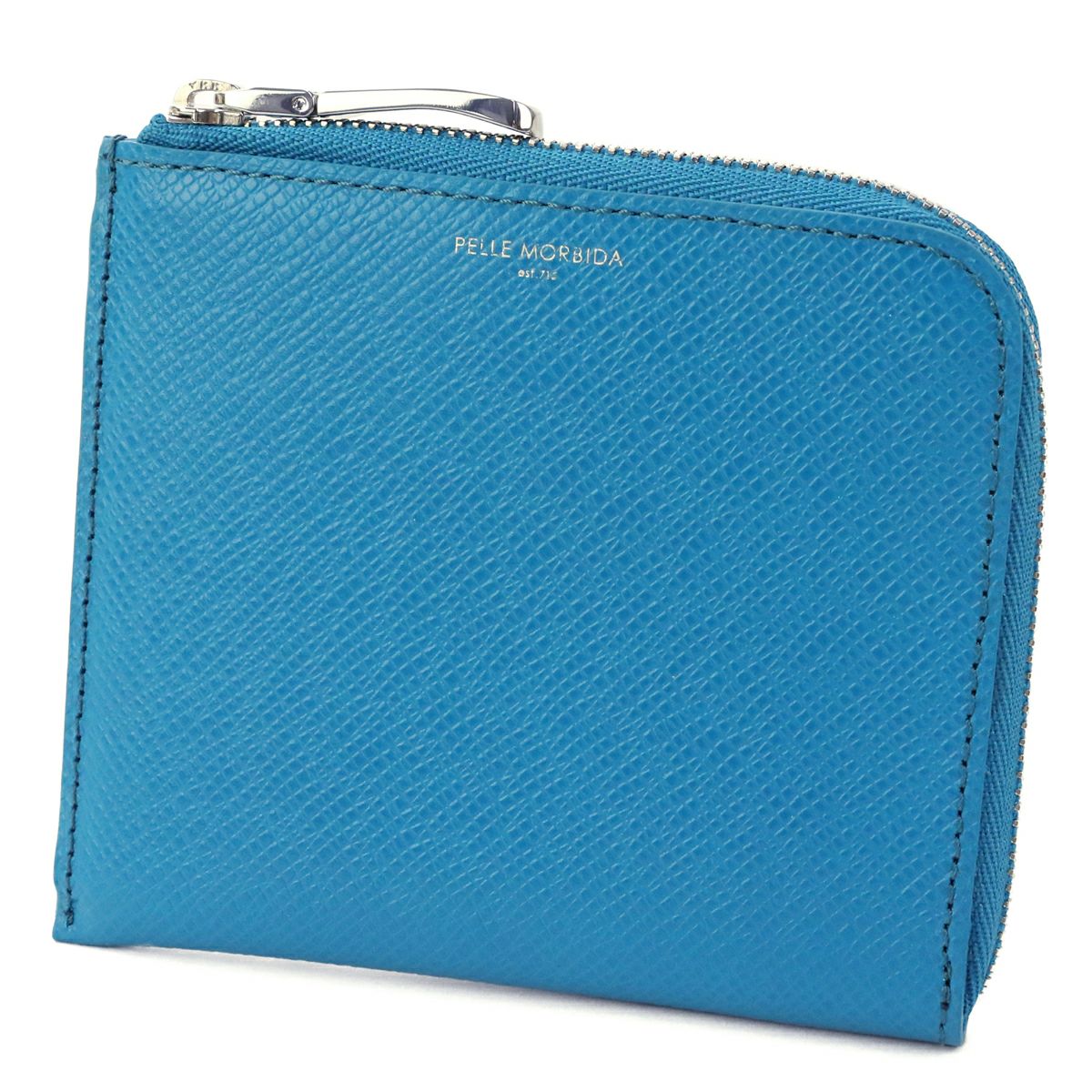 PELLE MORBIDA ペッレモルビダ Barca バルカ エンボスレザー 小銭入れ付き財布（L字ファスナー） PMO-BA313