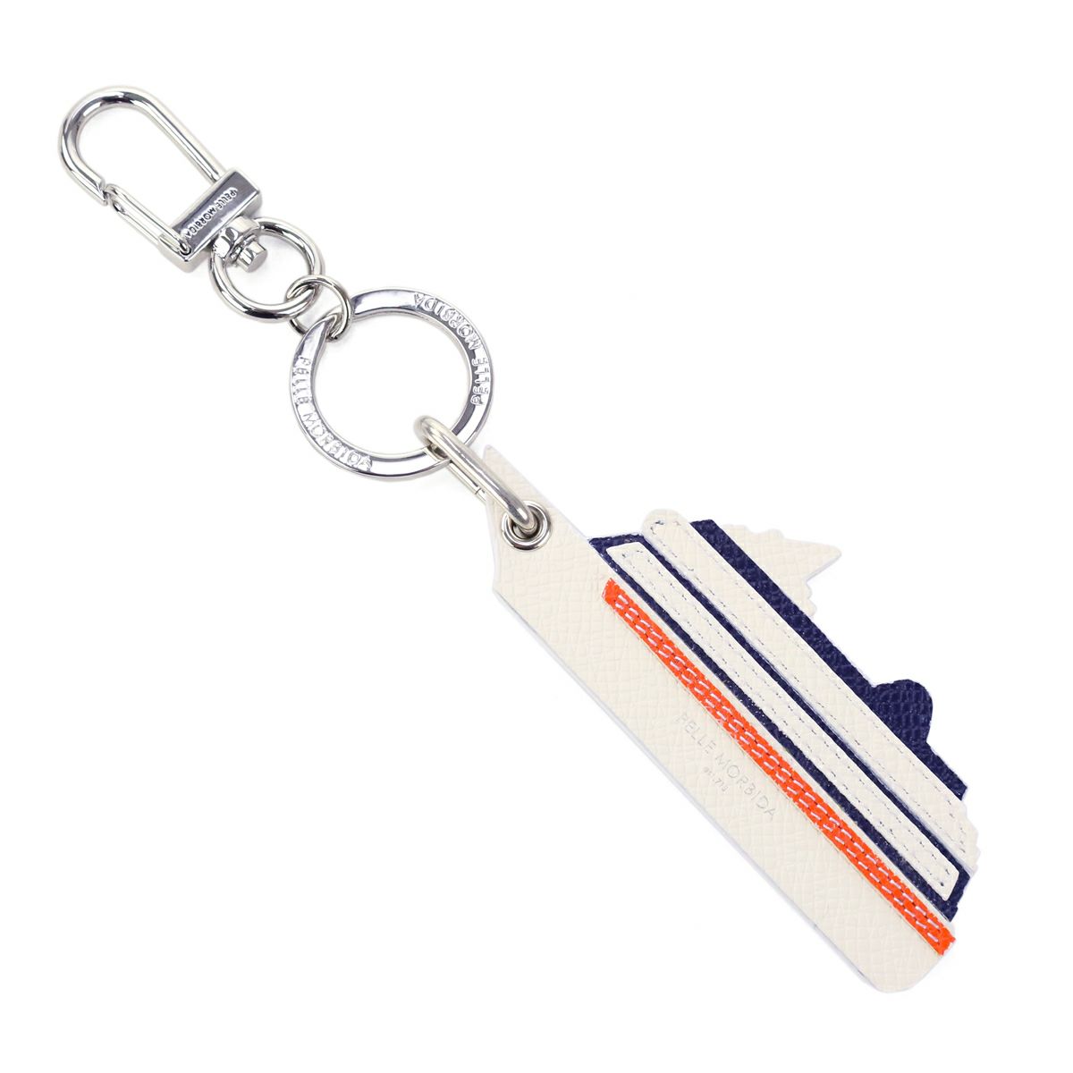 PELLE MORBIDA ペッレモルビダ Barca バルカ エンボスレザー キーホルダー PMO-BAAC011