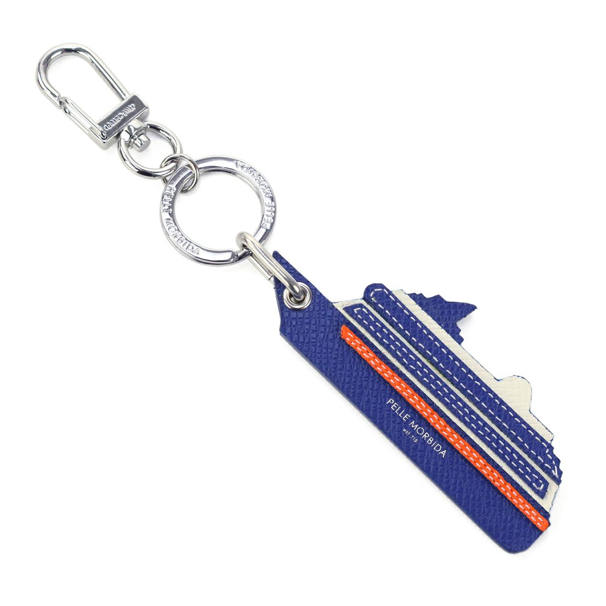 PELLE MORBIDA ペッレモルビダ Barca バルカ エンボスレザー キーホルダー PMO-BAAC011