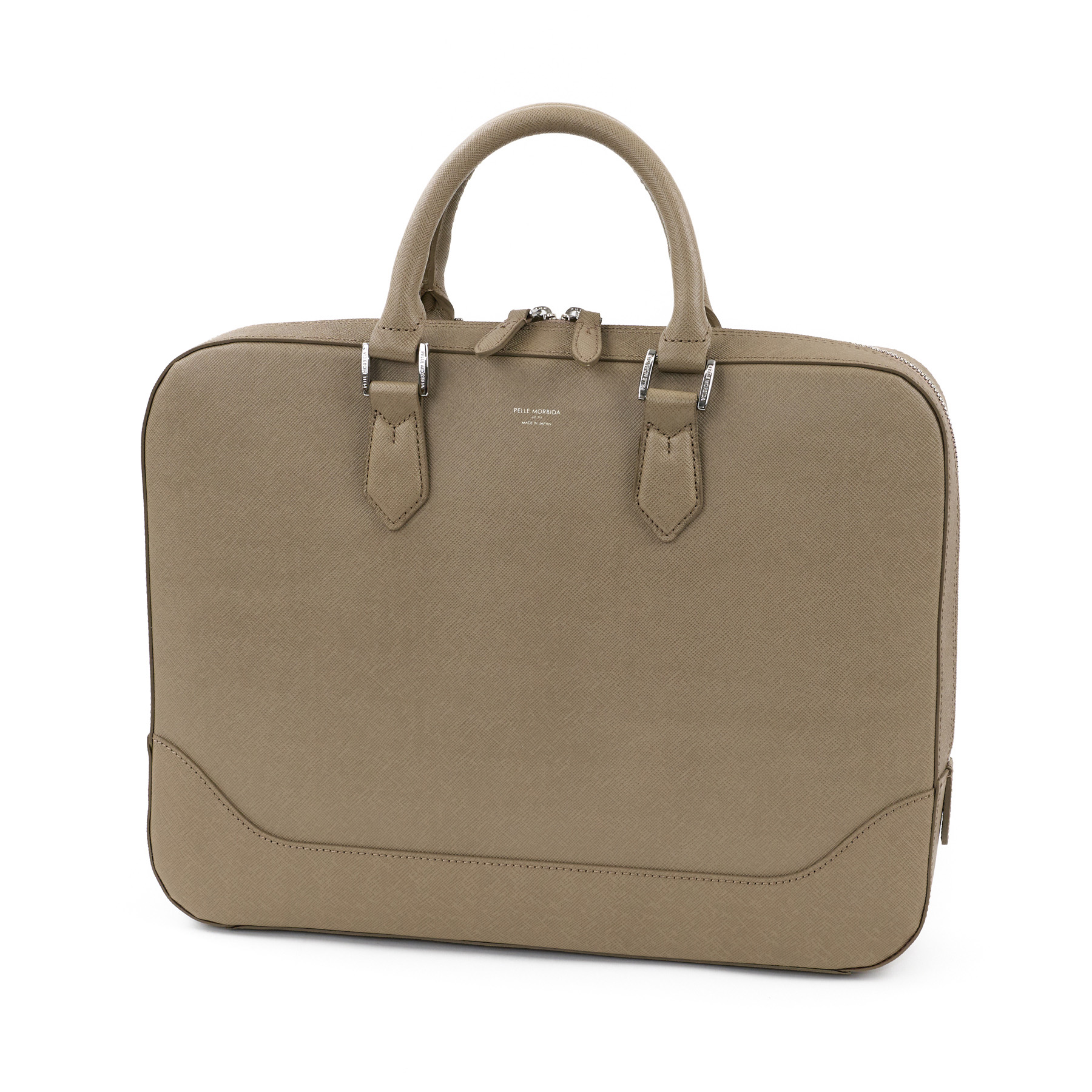 PELLE MORBIDA ペッレモルビダ Capitano キャピターノ エンボスレザー A4ブリーフケース 1室タイプ PMO-CA010