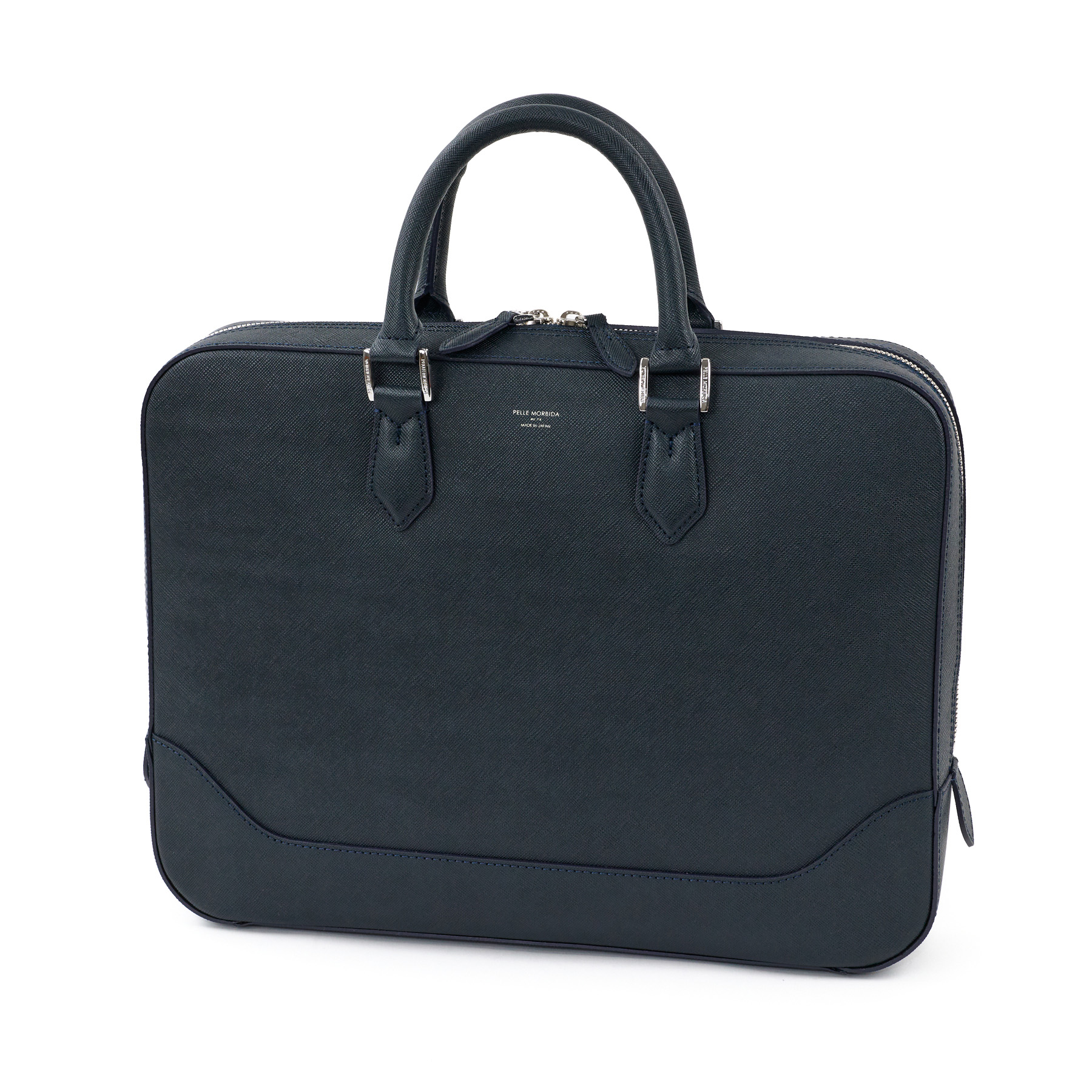 PELLE MORBIDA ペッレモルビダ Capitano キャピターノ エンボスレザー A4ブリーフケース 1室タイプ PMO-CA010